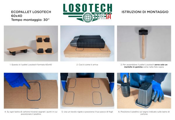 KIT Ecopallet 40X60 - 4 piedi -10 pezzi - immagine 8